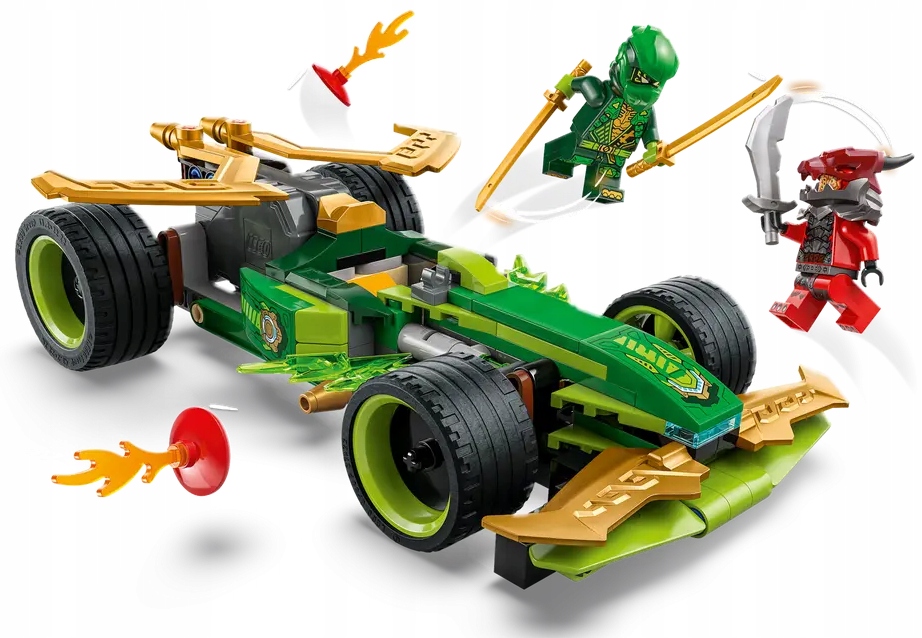 71828 - lego ninjago - samochód wyścigowy lloyda z napędem typu pull-back
