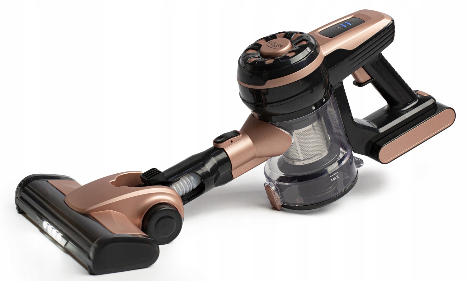 odkurzacz ręczny pionowy bezworkowy adler ad 7044