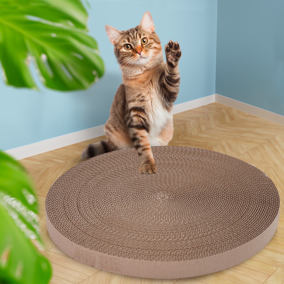 wkład do drapaka drapak z tektury tekturowy okrągły duży wymienny kartonowy