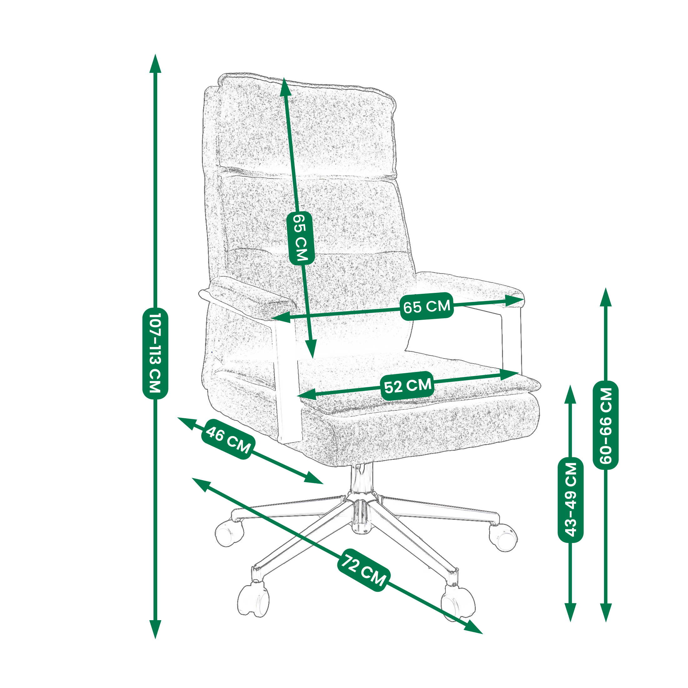 fotel biurowy sego ekoskóra czarny