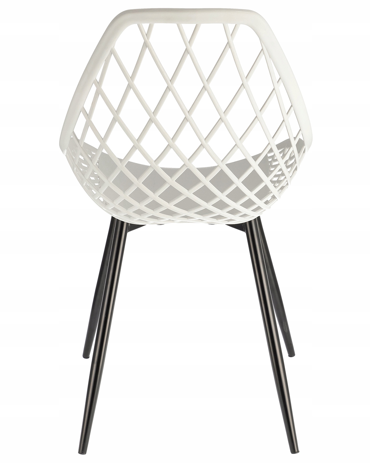 krzesło aranda białe + czarne nogi (nowy kod 15.10.2025)