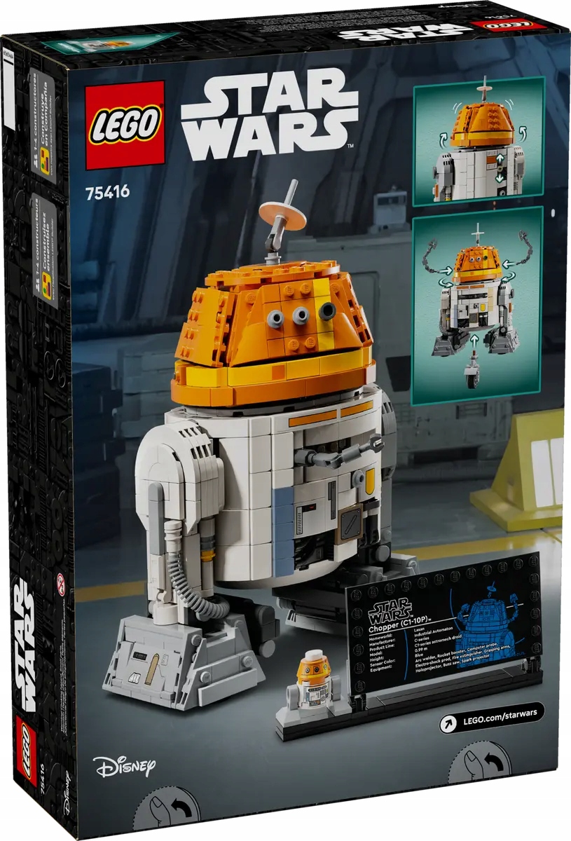 75416 - lego star wars - droid astromechaniczny chopper (c1-10p)™