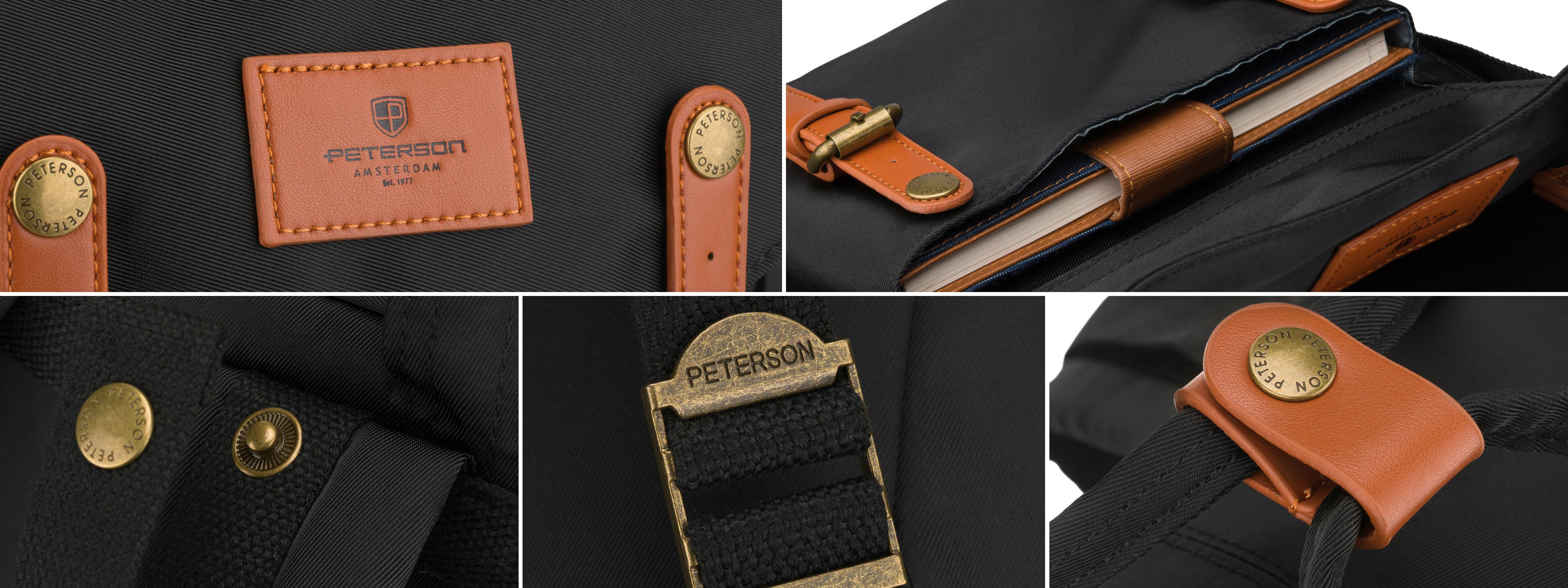 plecak ptn gamma-5325 black-brown