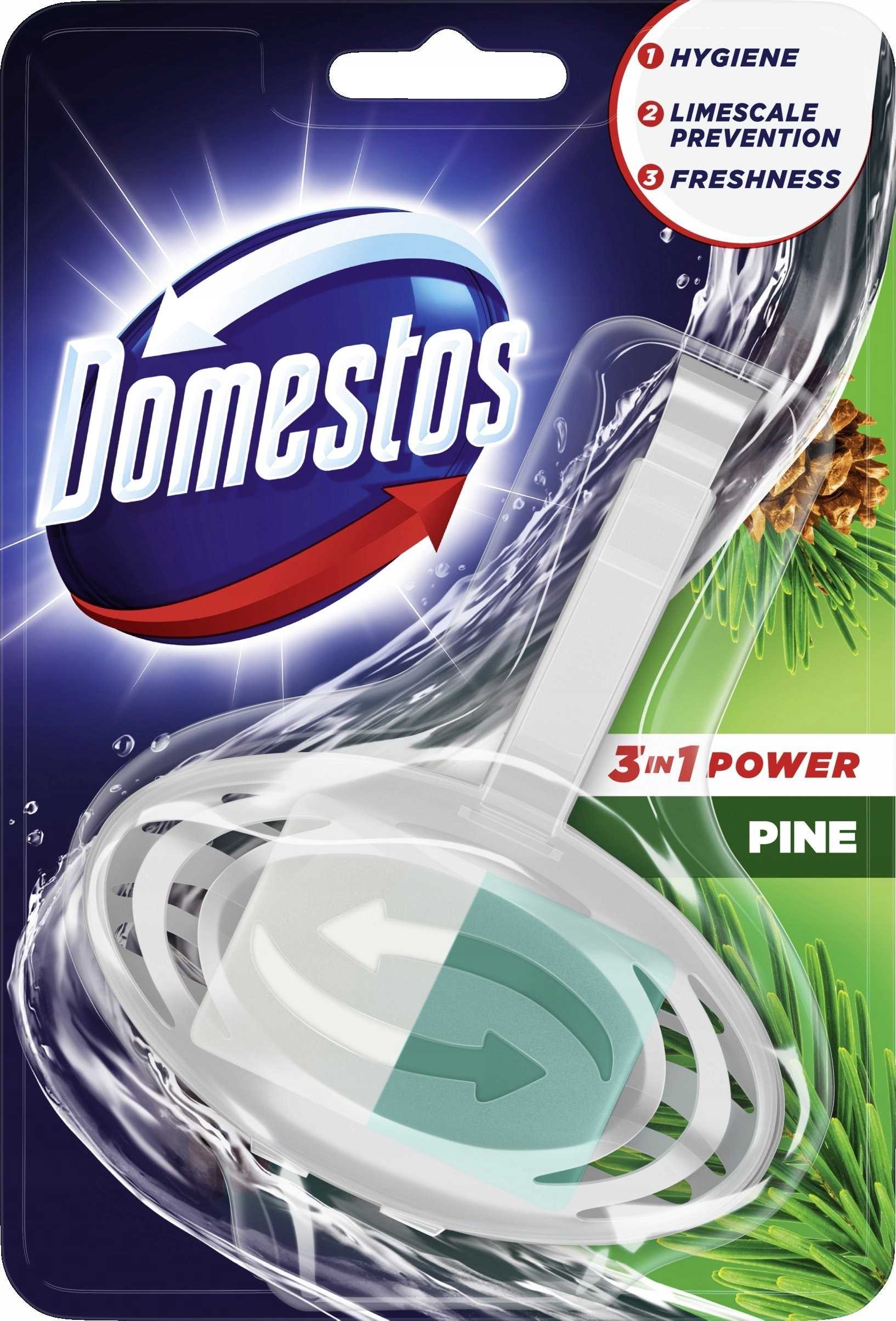 domestos kostka toaletowa wc 3w1 power pine 35g