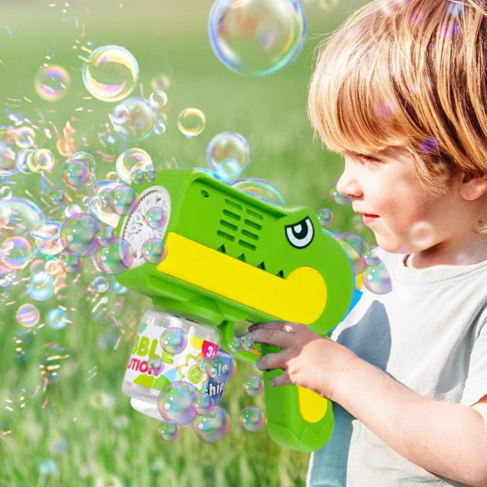 pistolet na bańki mydlane aparat do tworzenia baniek mydlanych + płyn