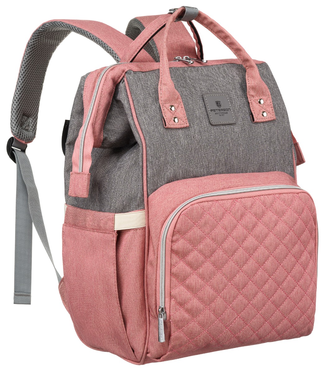 plecak ptn mb3-6012 gray-pink