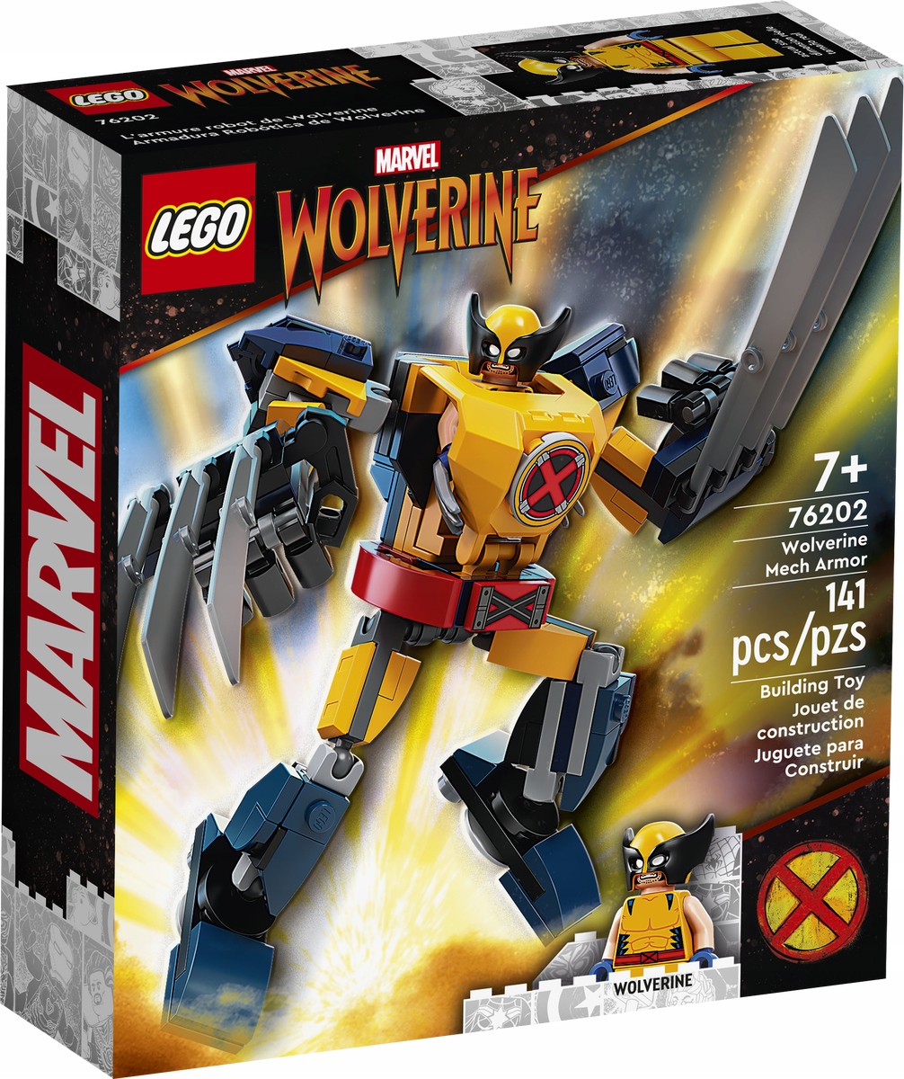 76202 - lego super heroes - mechaniczna zbroja wolverine'a