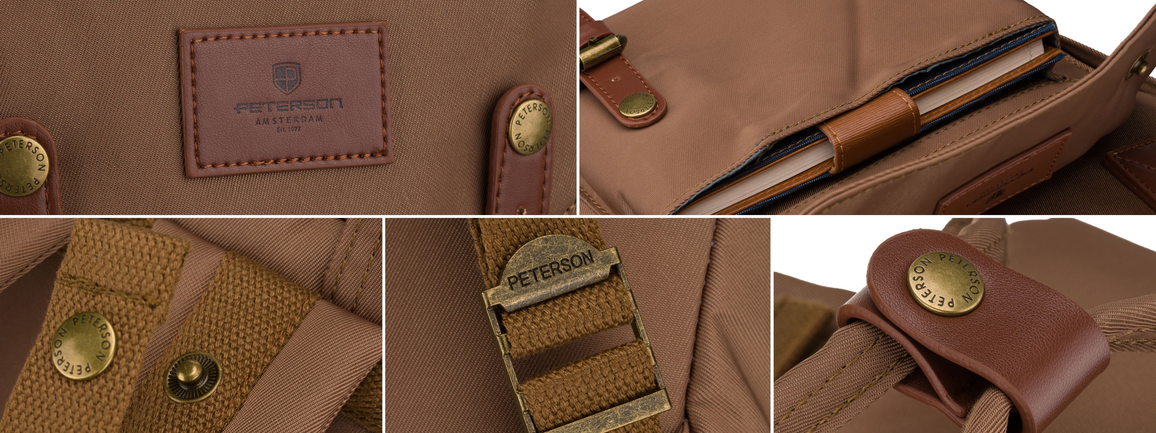 plecak ptn gamma-0398 brown