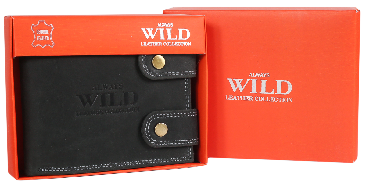 portfel męski skórzany 2900-bic black