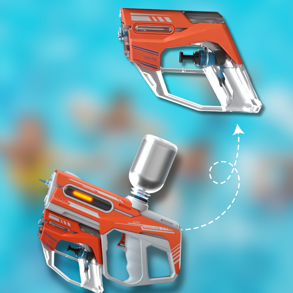 pistolet na wodę elektryczny automatyczny karabin wodny 2w1 akumulator