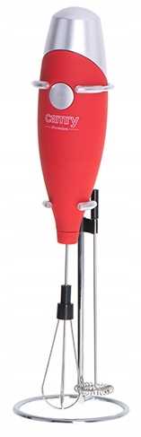spieniacz do mleka z mieszadłem i stojakiem camry cr 4501 red