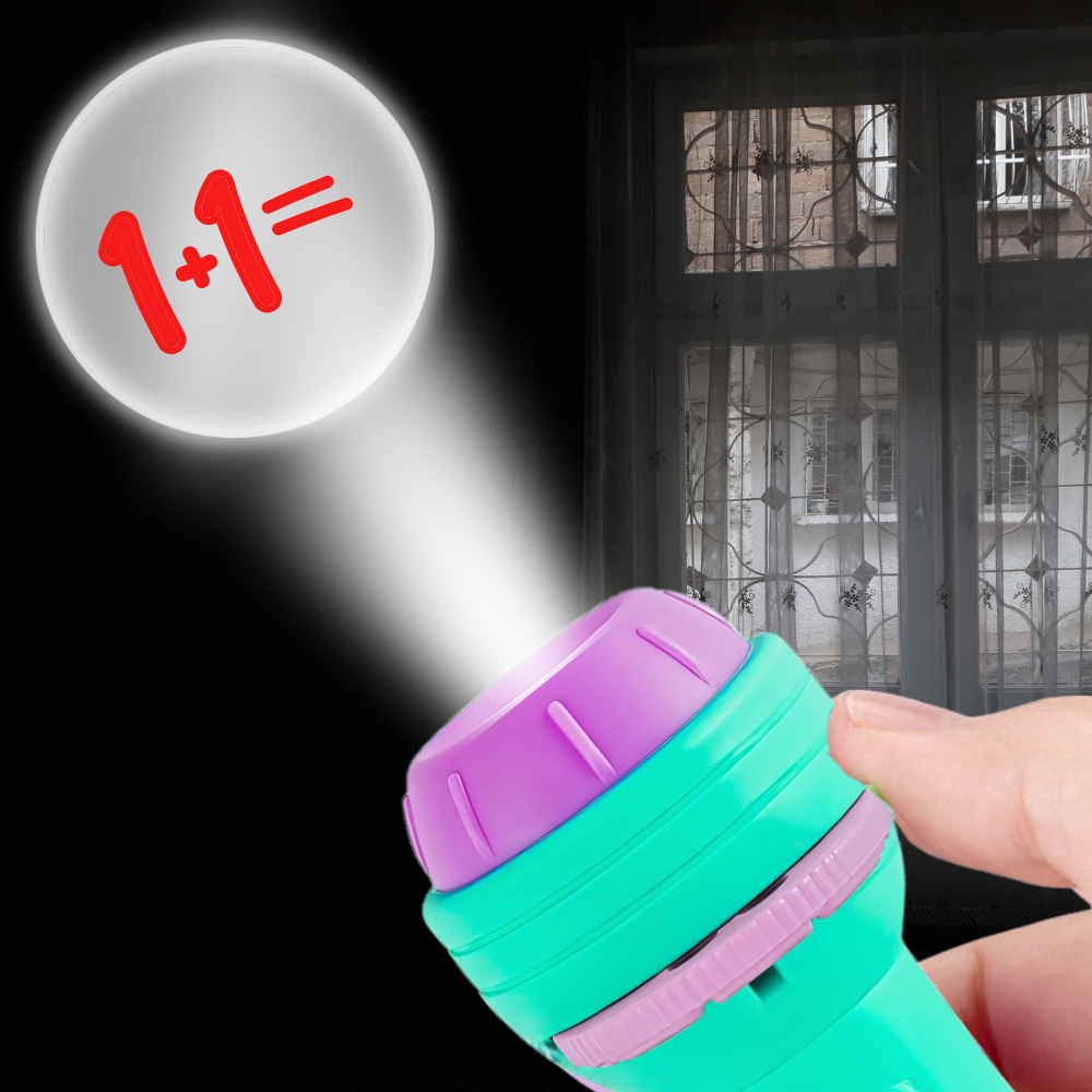 latarka projektor dla dzieci pokaz slajdów rzutnik obrazków na ścianę sufit