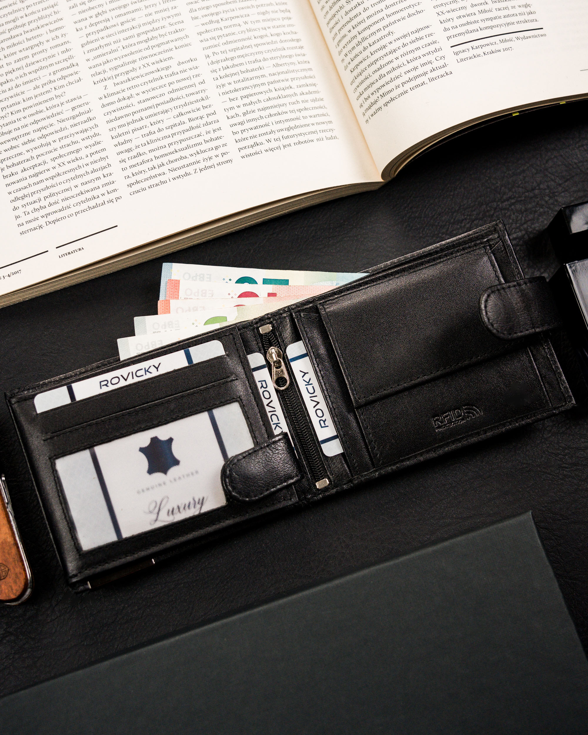 portfel męski skórzany rm-02l-bdf-bl-9984 black