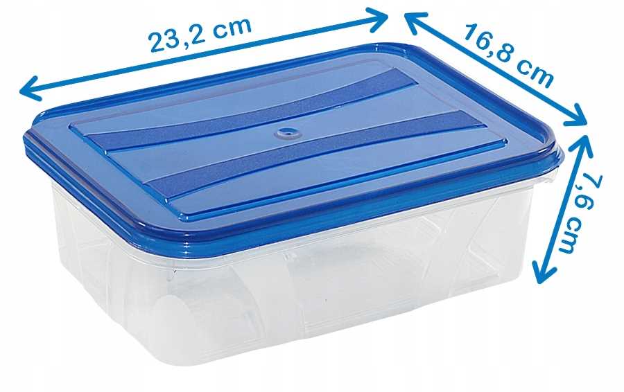 pojemnik master food 2,1l - tp niebieski