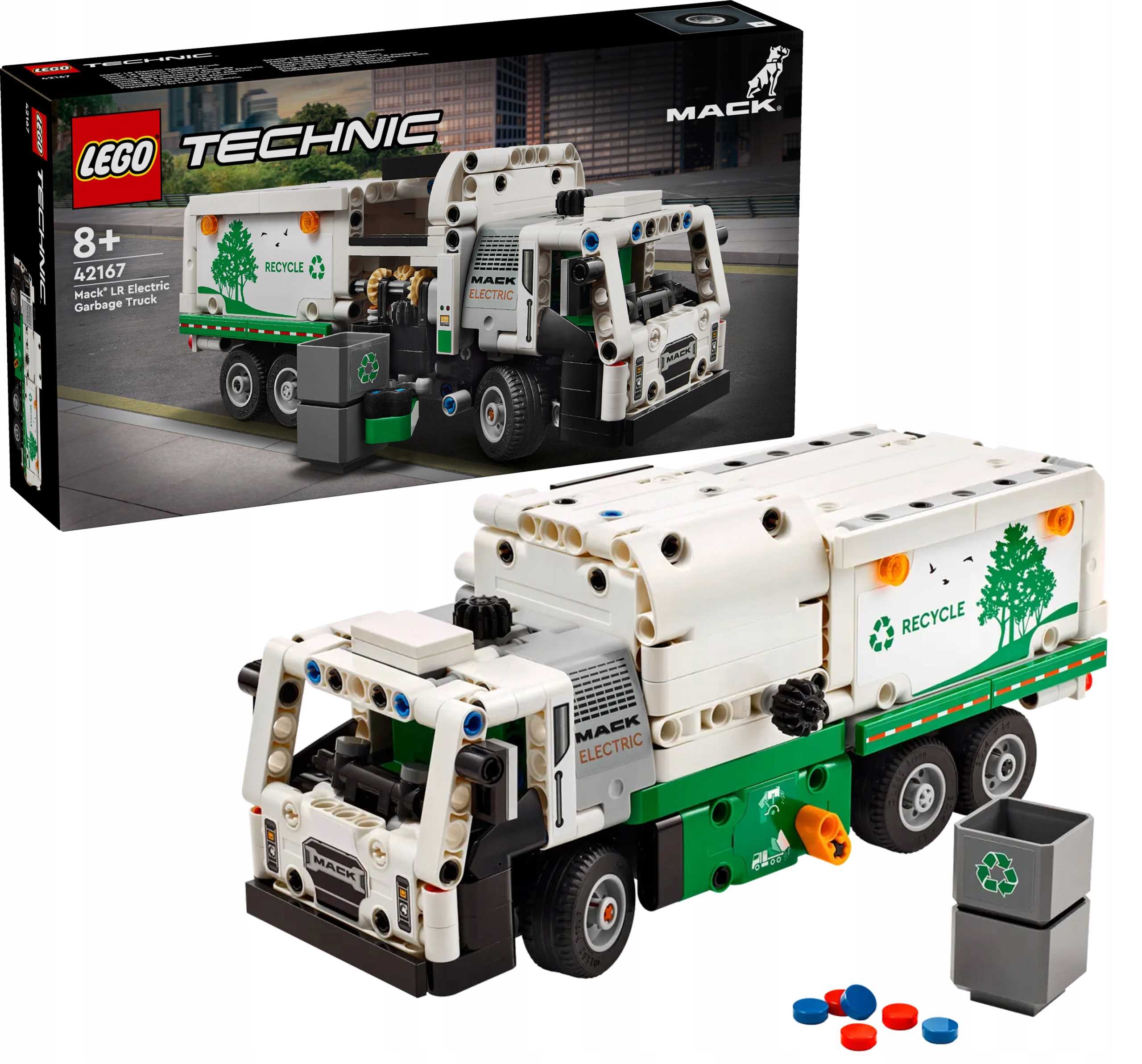 42167 - lego technic - śmieciarka mack® lr electric