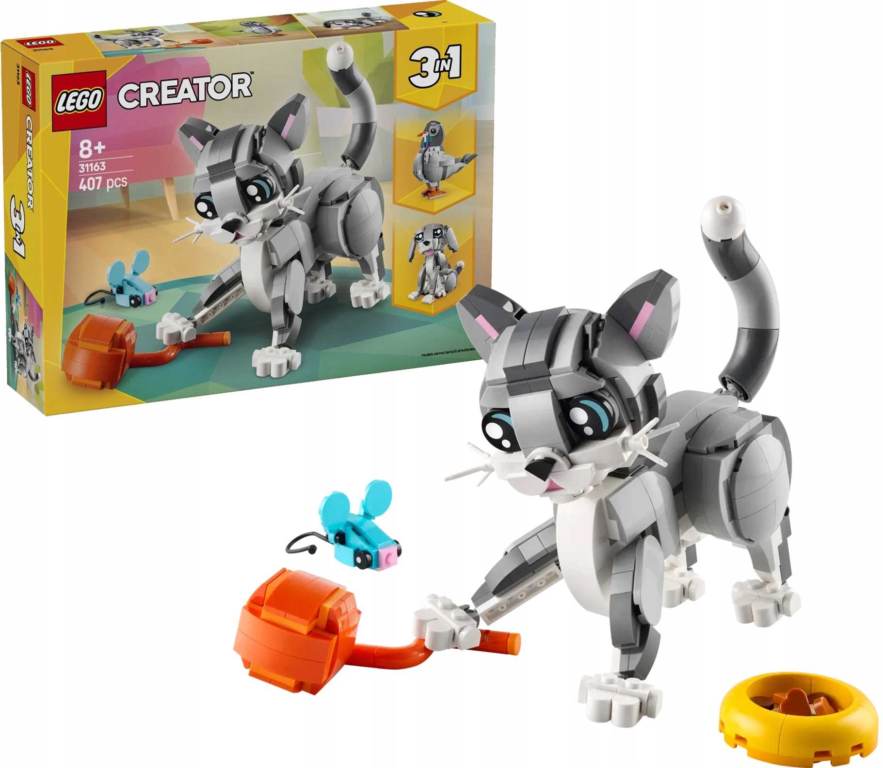 31163 - lego creator - psotny kot