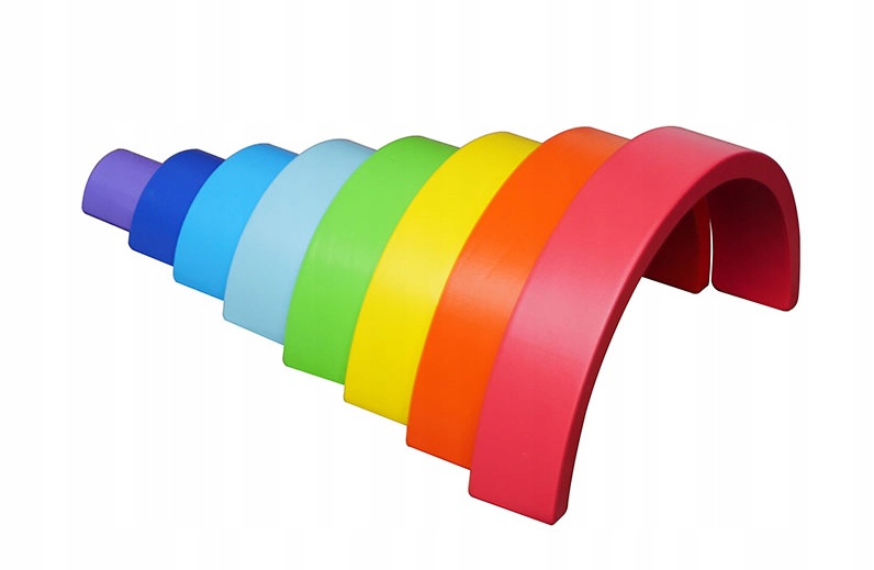 drewniane klocki tęcza jhtoy-318