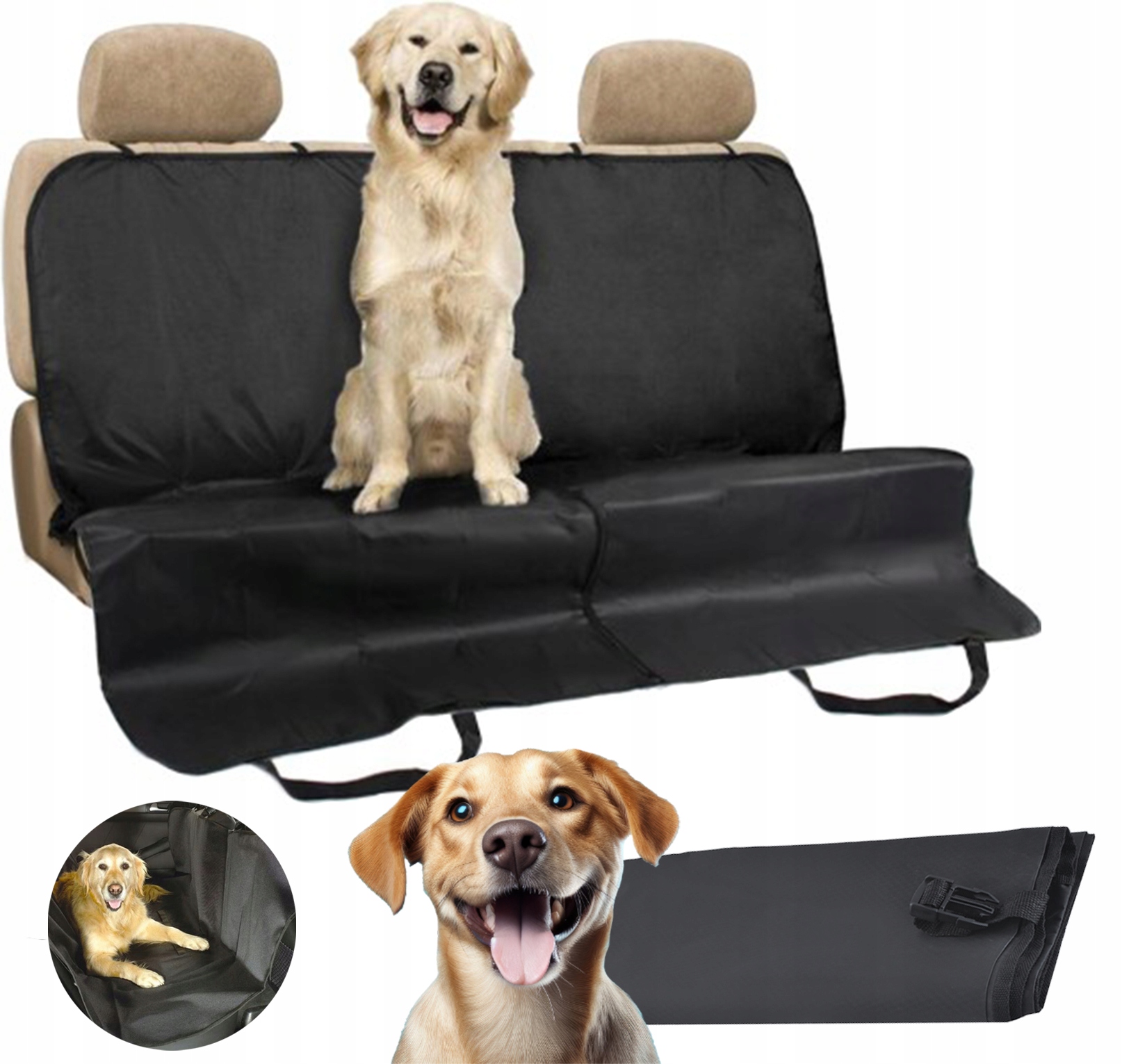 pokrowiec do samochodu - mata dla psa 144x144cm