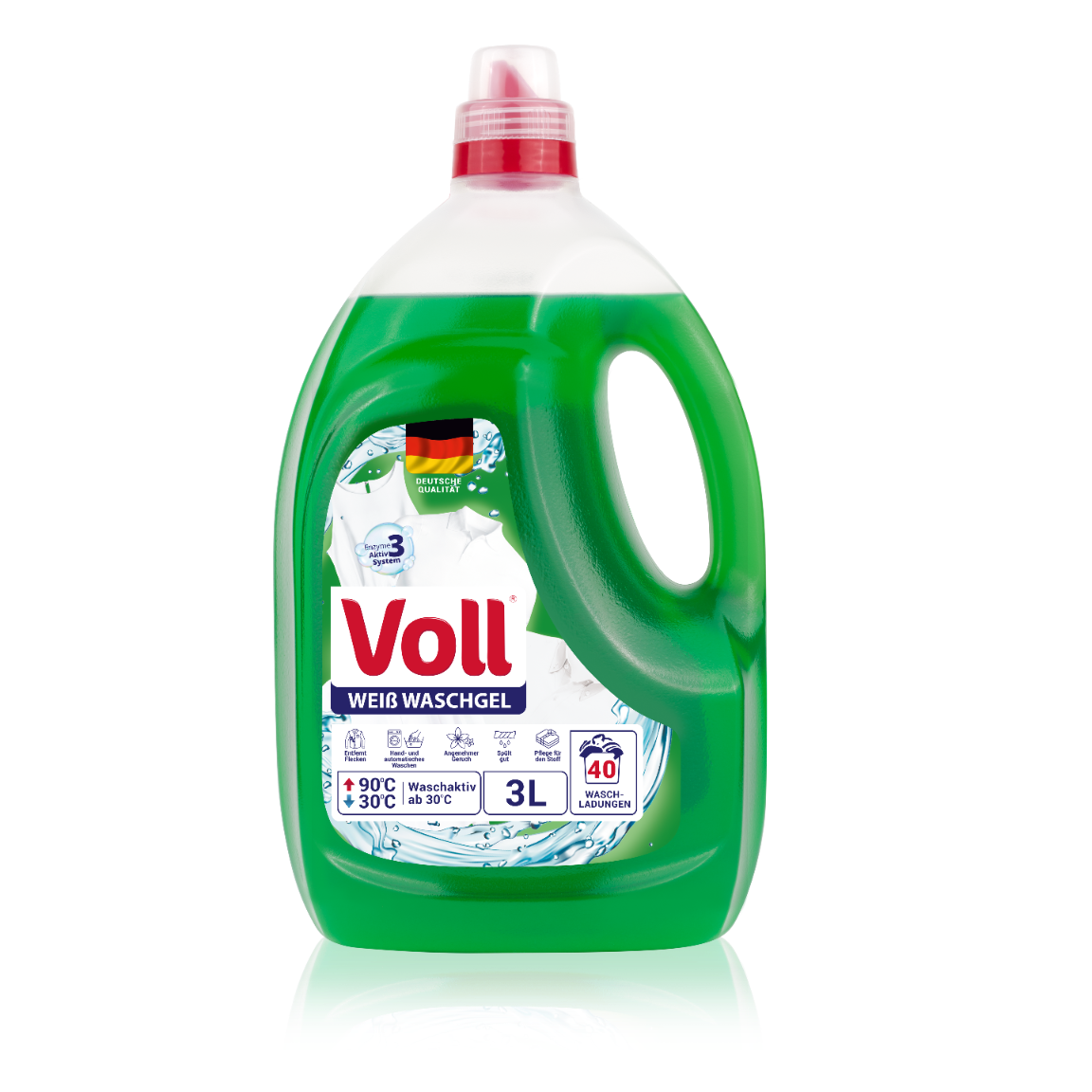 żel do prania voll white 40 prań 3 l new