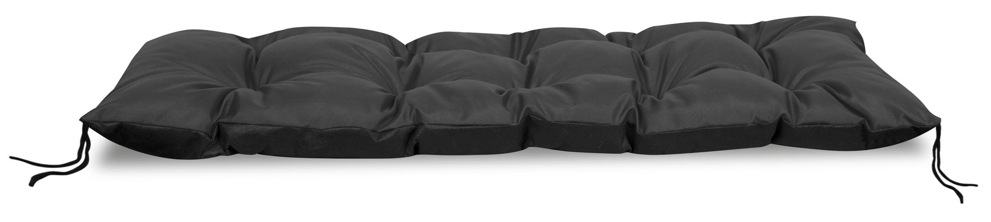 poduszka ogrodowa 120x50 cm na ławkę huśtawkę palety wodoodporna czarna