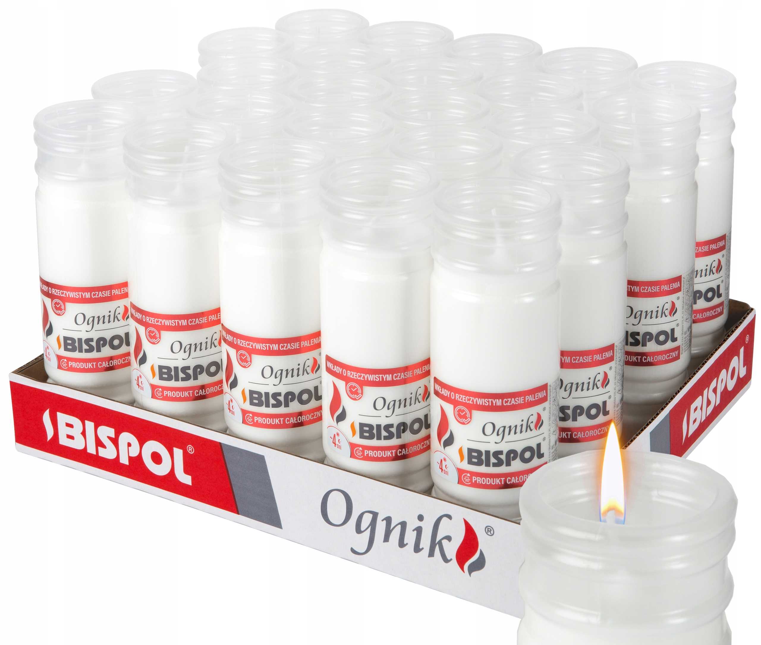 bispol - wkład zalewany ognik wp4 - 24 szt.