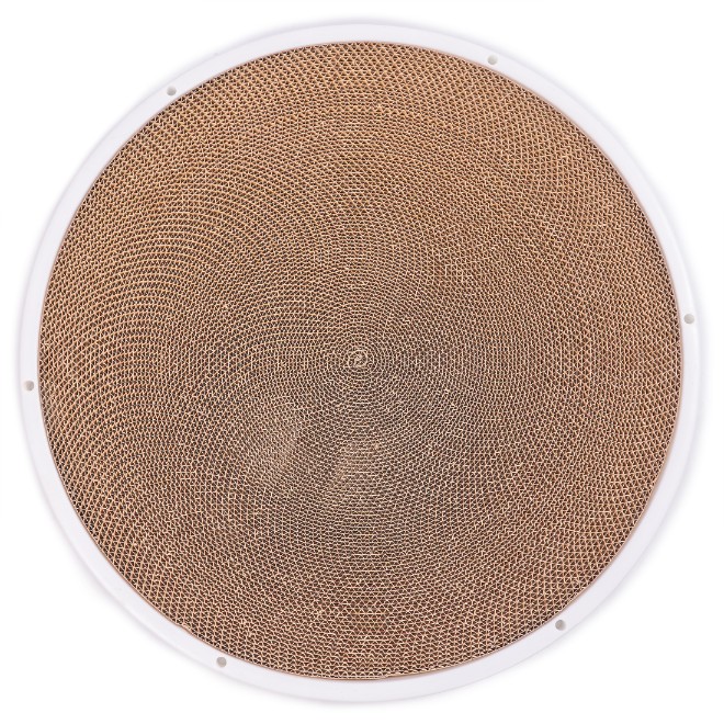 zestaw drapak z dodatkowym wymiennym wkładem dla kota ekologiczny tekturowy