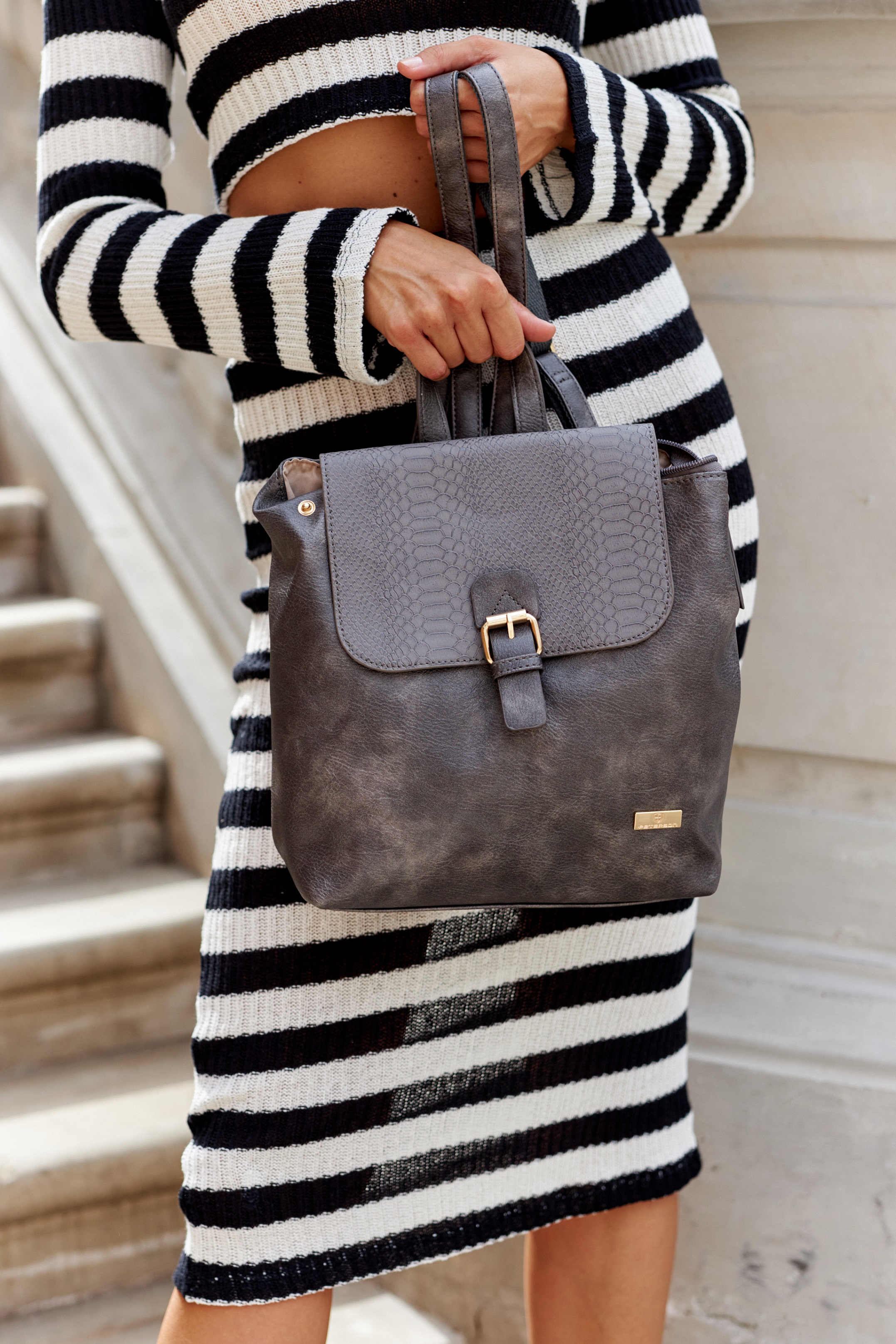 plecak pu ptn  ptn cp112386-a dark grey