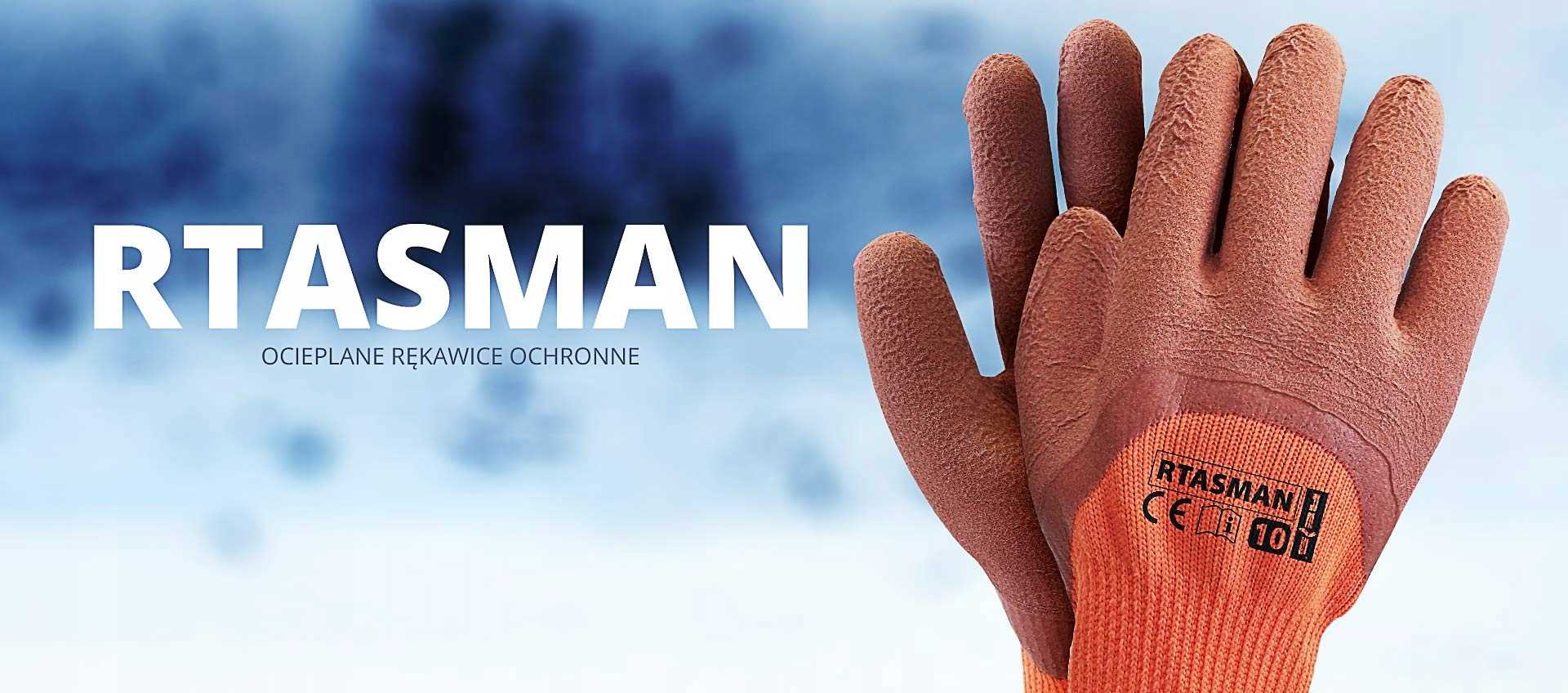 rękawice robocze / ocieplane / pomarańczowo-brązowe / rozmiar: 10 - xl