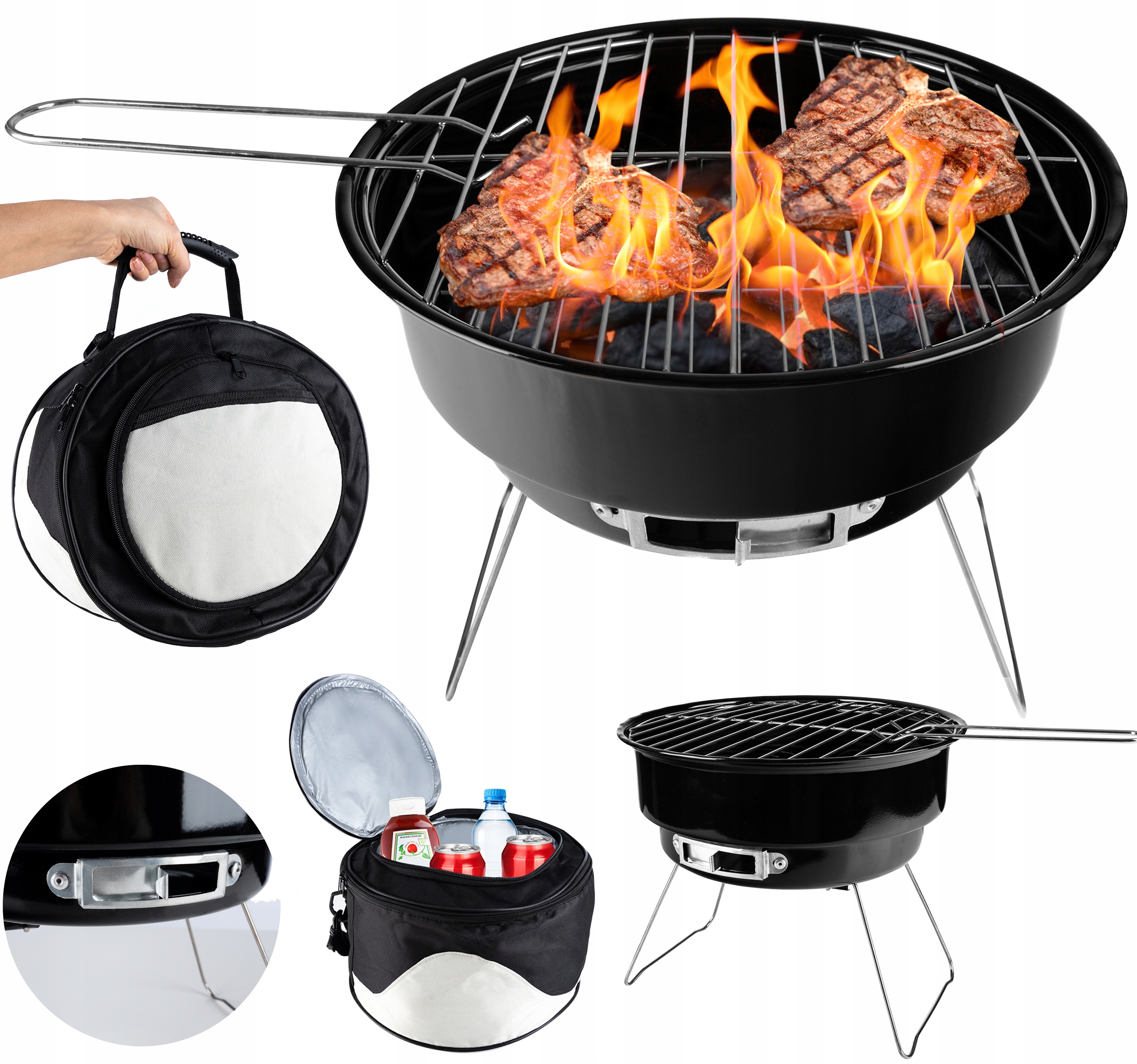 grill turystyczny przenośny torba easy bbq pako gq2