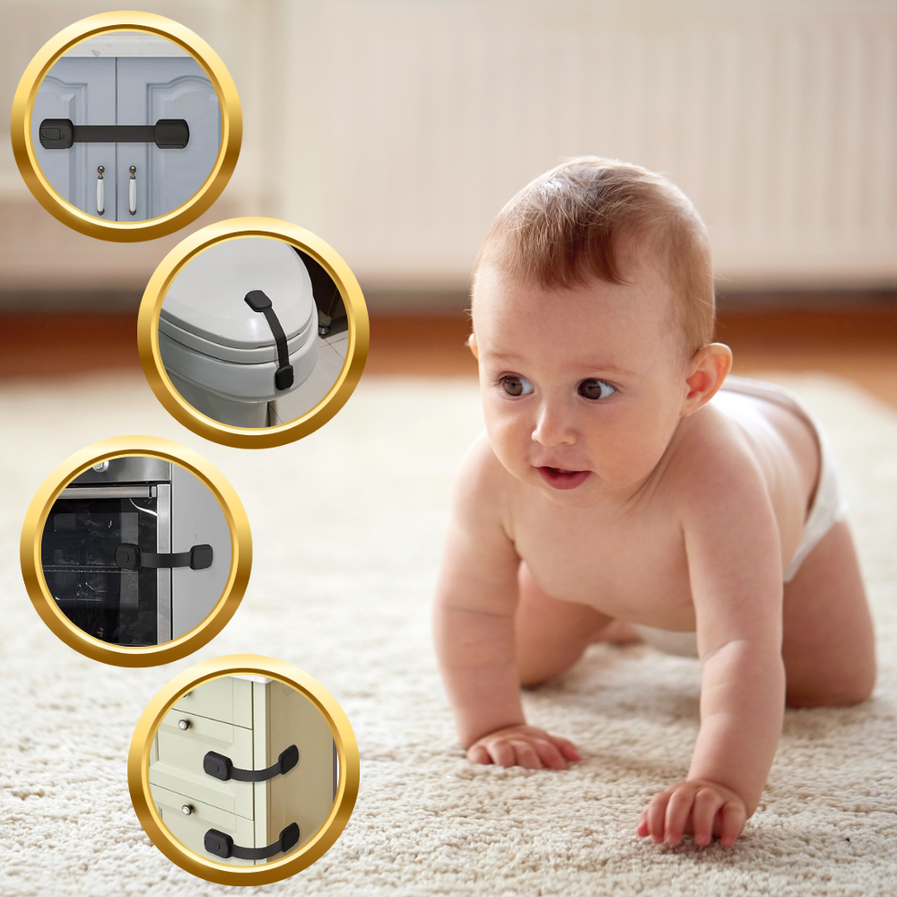 zabezpieczenia szafek blokada szuflad mebli drzwi przed dziećmi mocna