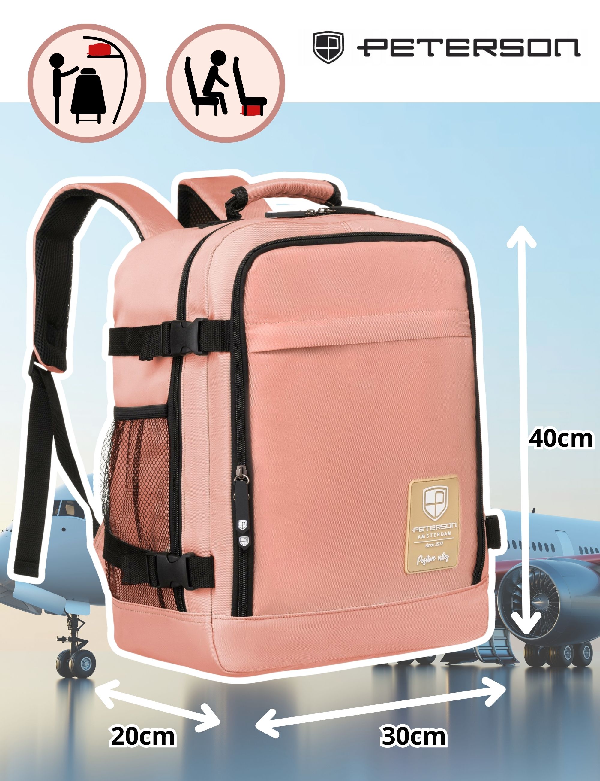 plecak ptn app-6653 pink