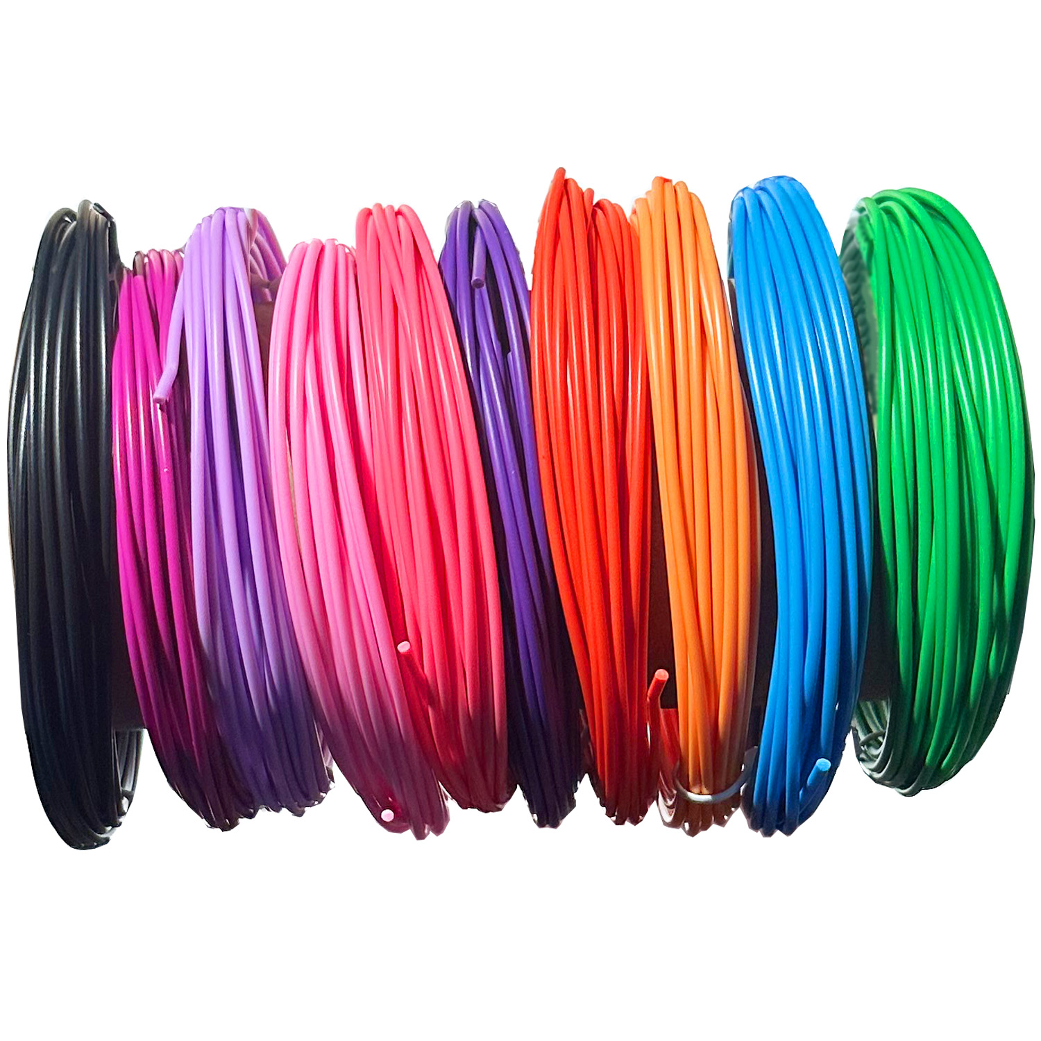 wkłady pcl długopis 3d pen zestaw 10 x filamenty 5m kolor 1,75mm