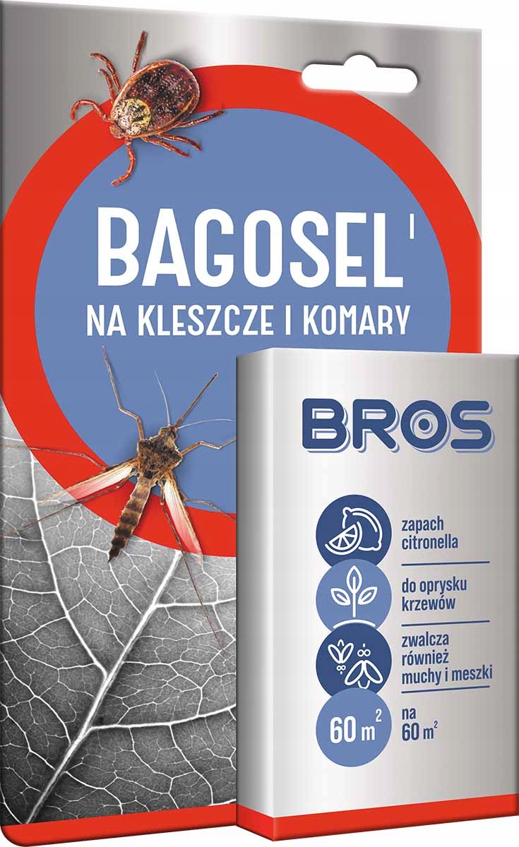 bros - bagosel 100ec 30ml - preparat do oprysku ogrodu przeciw komarom