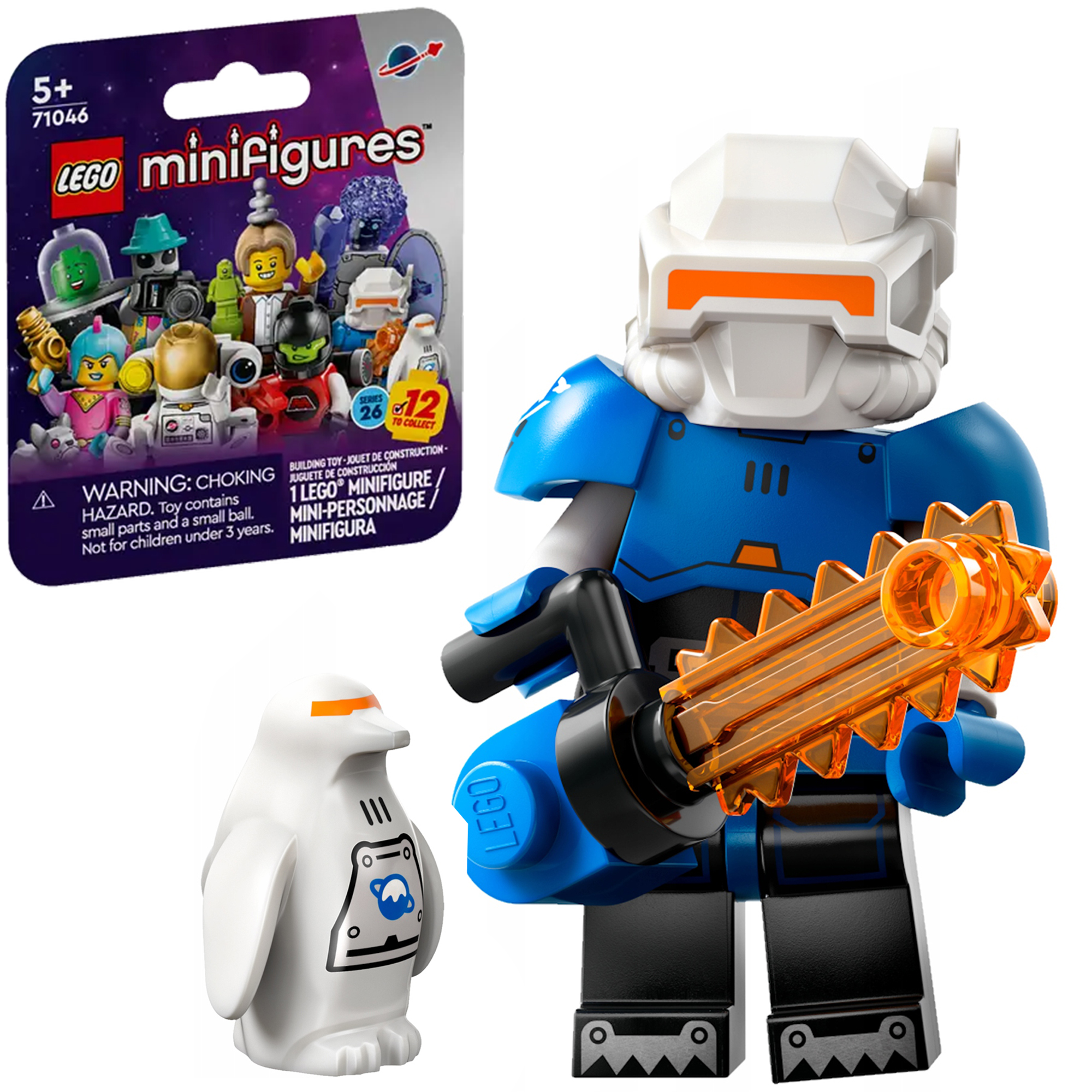 71046 - lego minifigures - odkrywczyni lodowej planety col26-8 / kosmos