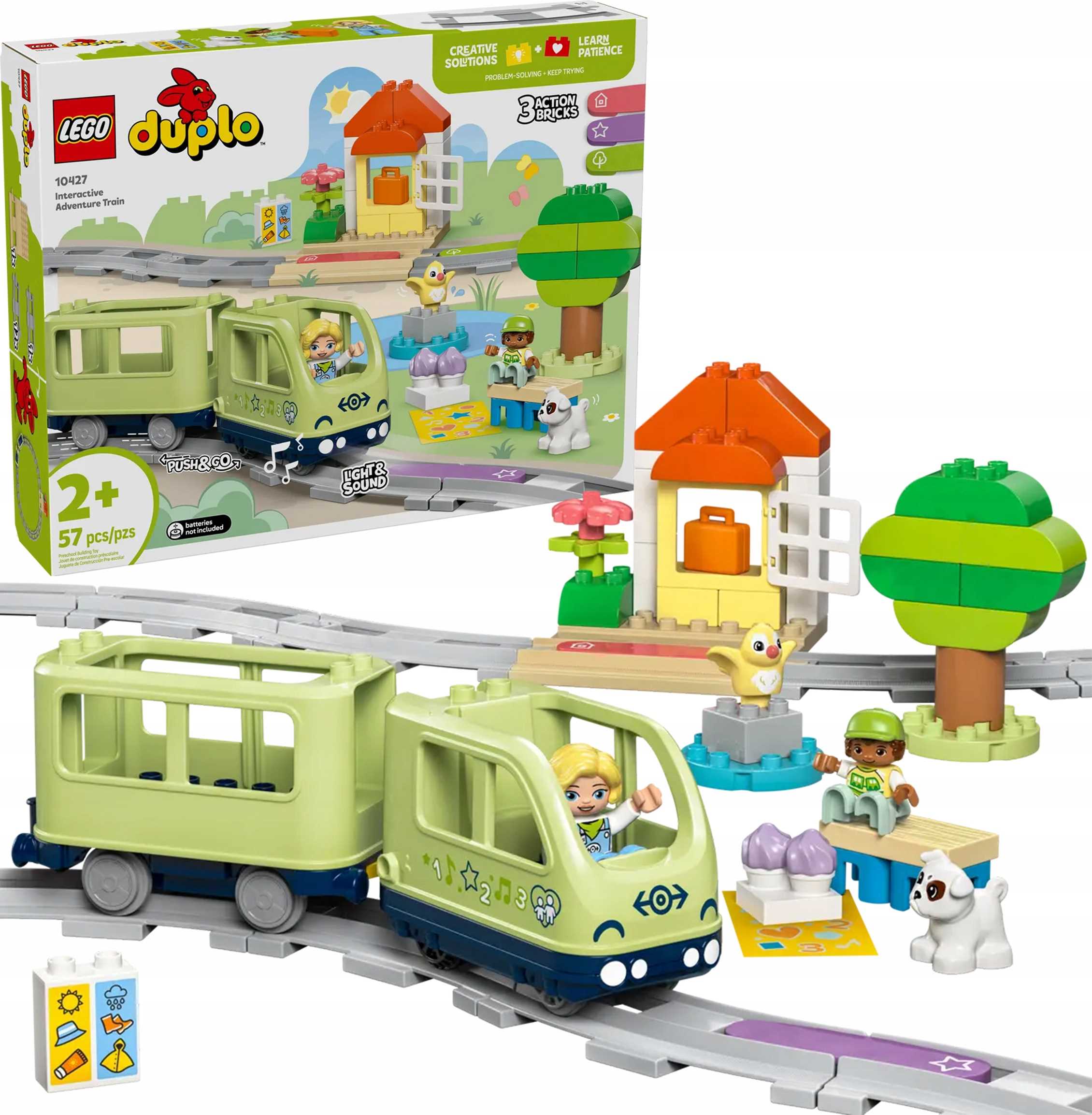 10427 - lego duplo - przygoda z interaktywnym pociągiem
