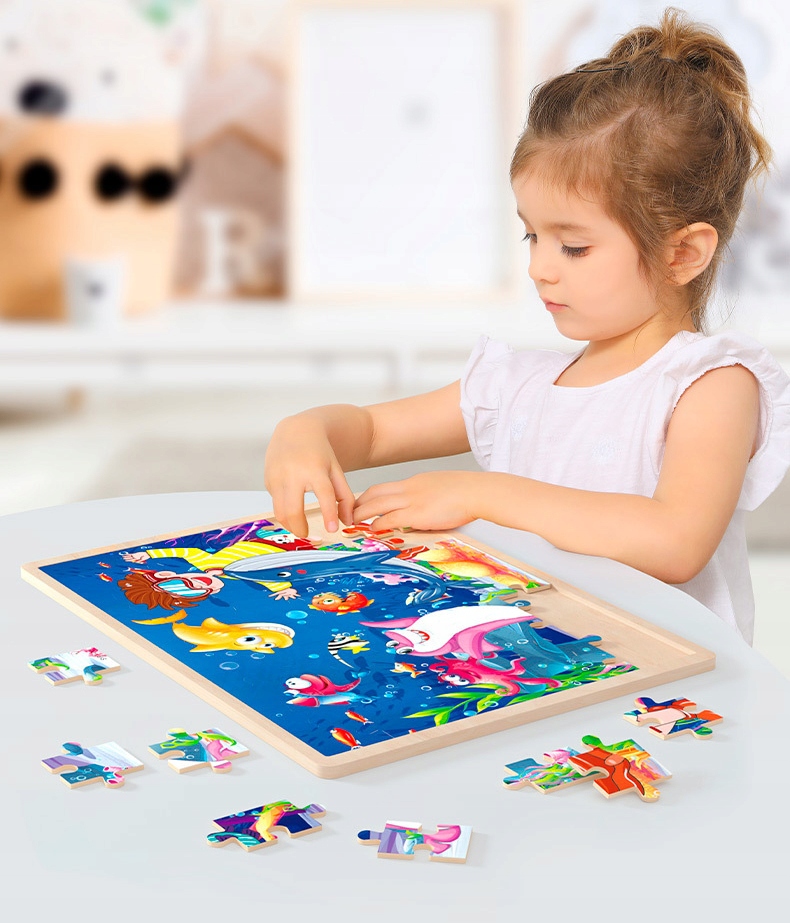 puzzle drewniane kosmos jhtoy-994