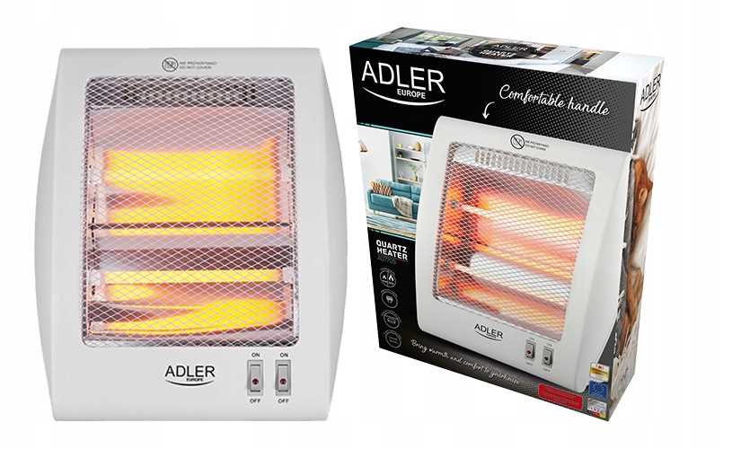 grzejnik kwarcowy 800w adler ad 7709