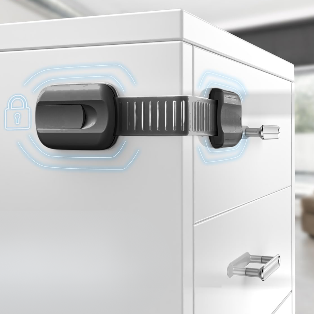 zabezpieczenia szafek blokada szuflad mebli drzwi przed dziećmi mocna