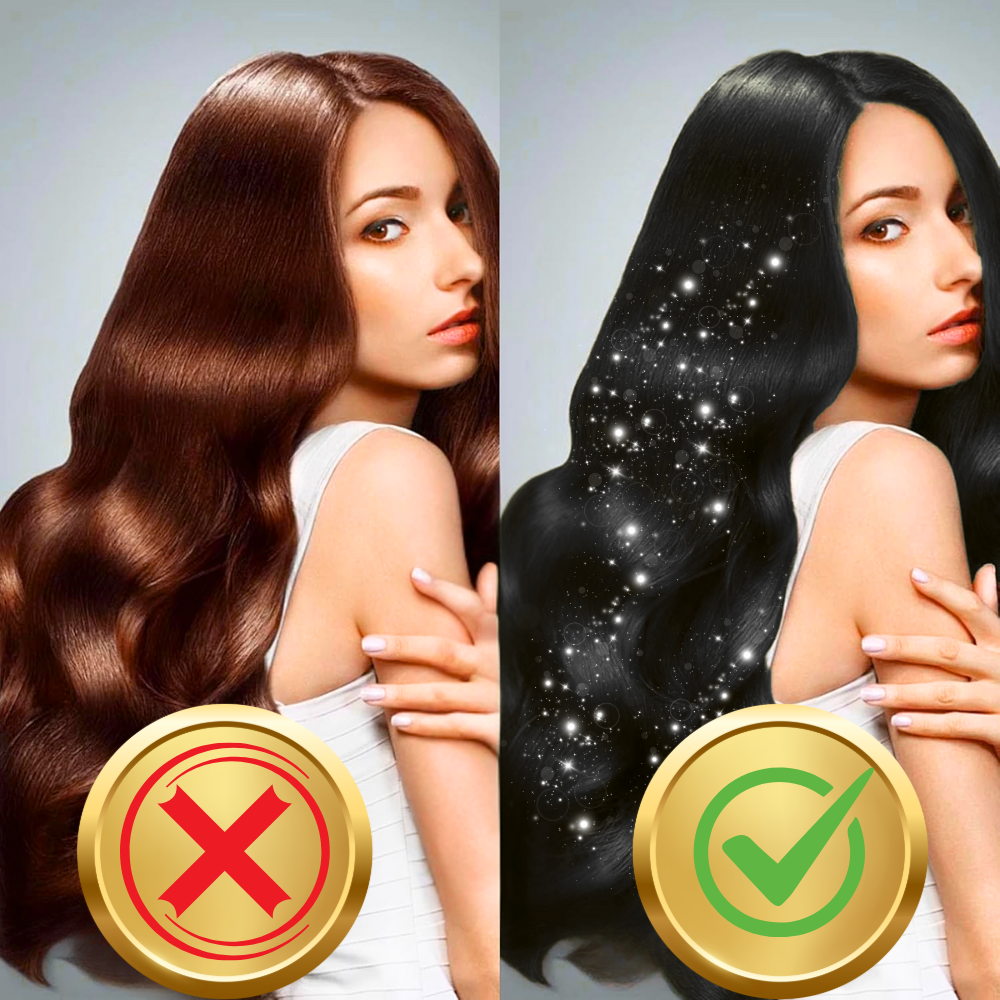 koloryzujący spray do włosów lakier czarny brokat 250 ml