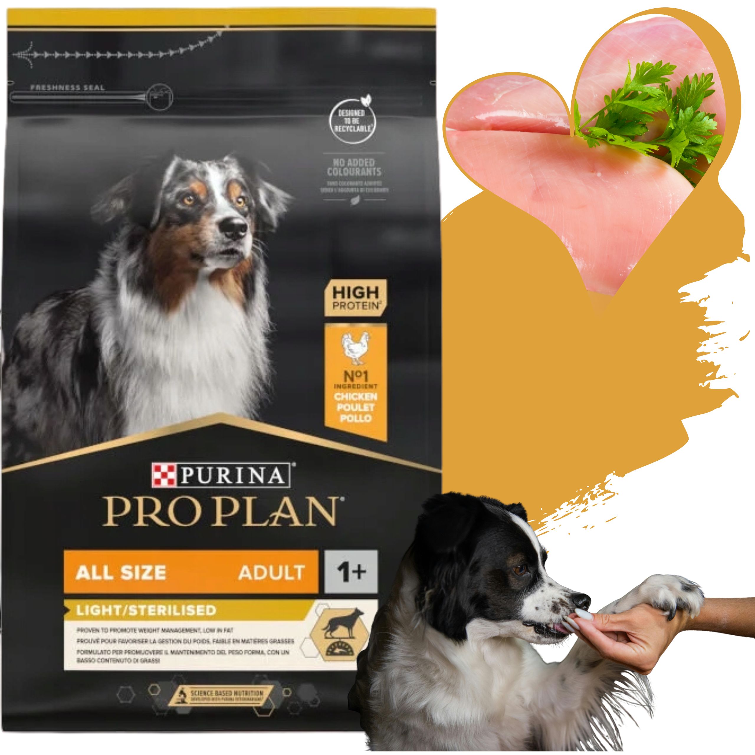 sucha karma dla psa purina pro plan kurczak 16.5 kg psy po sterylizacji