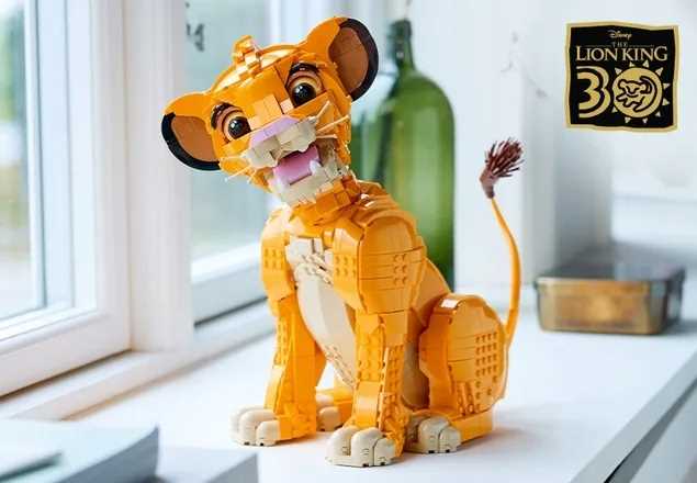 43247 - lego disney - król lew - młody simba