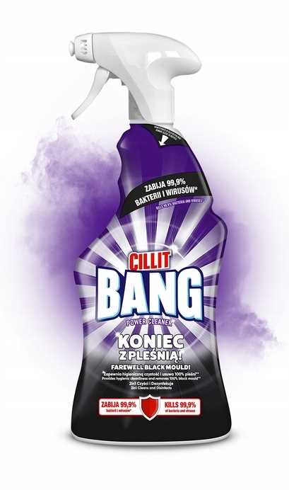 cillit bang power cleaner pleśń i czarne osady 750ml spray