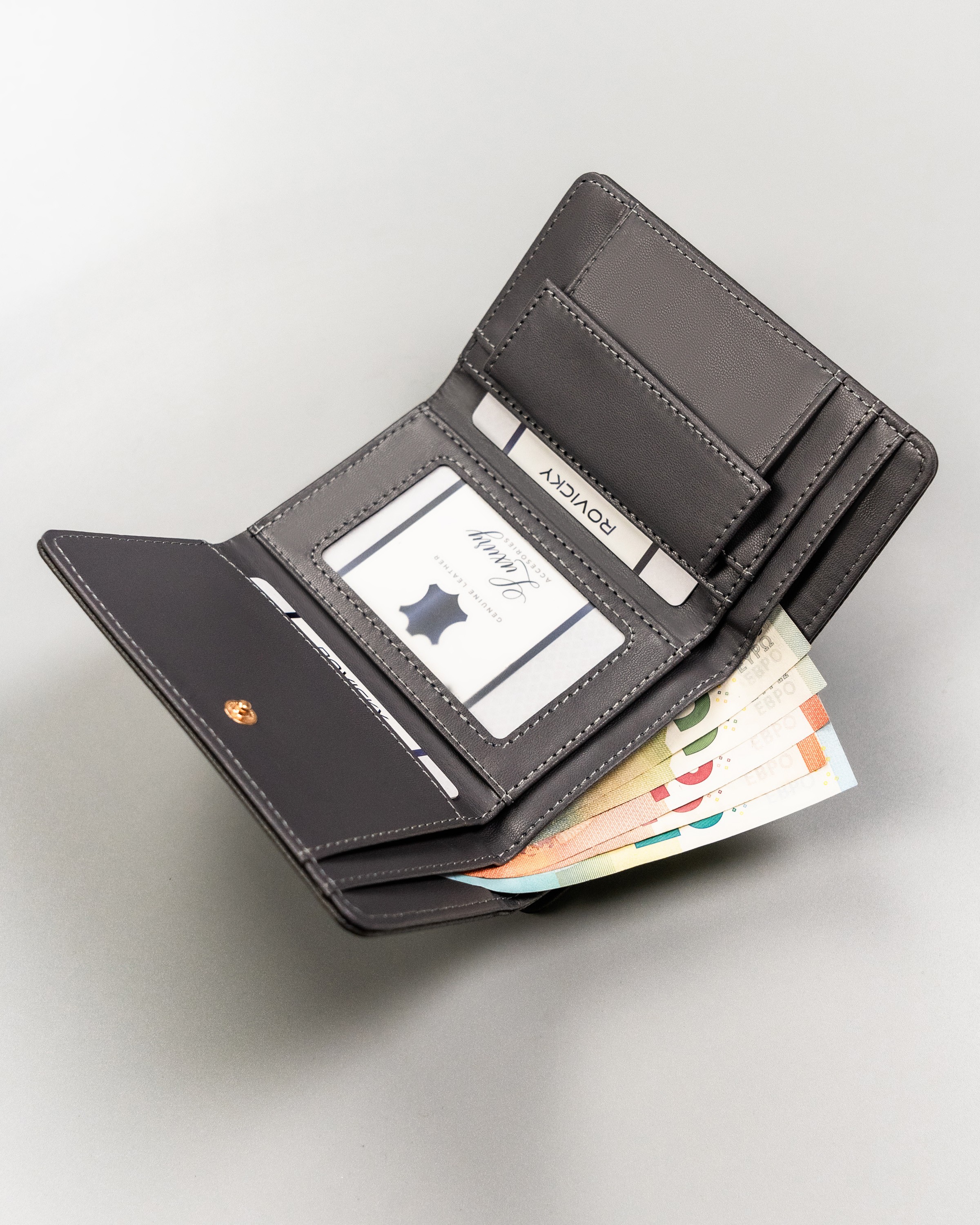 portfel damski pu pp-sf-1077-a-bl-1666 gray