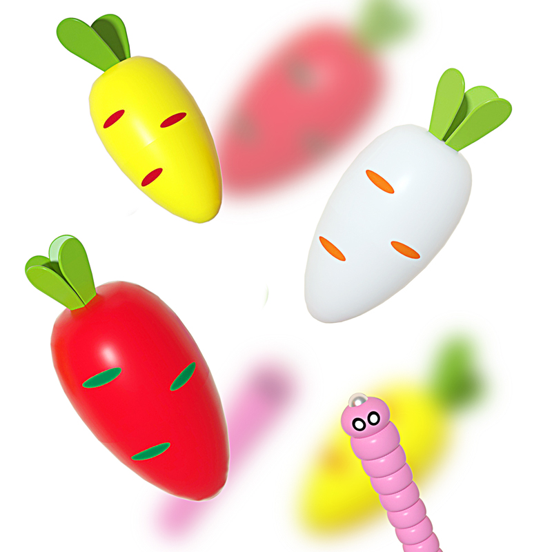 łapanie robaczków gra logiczna zręcznościowa królik marchewki jhtoy-566