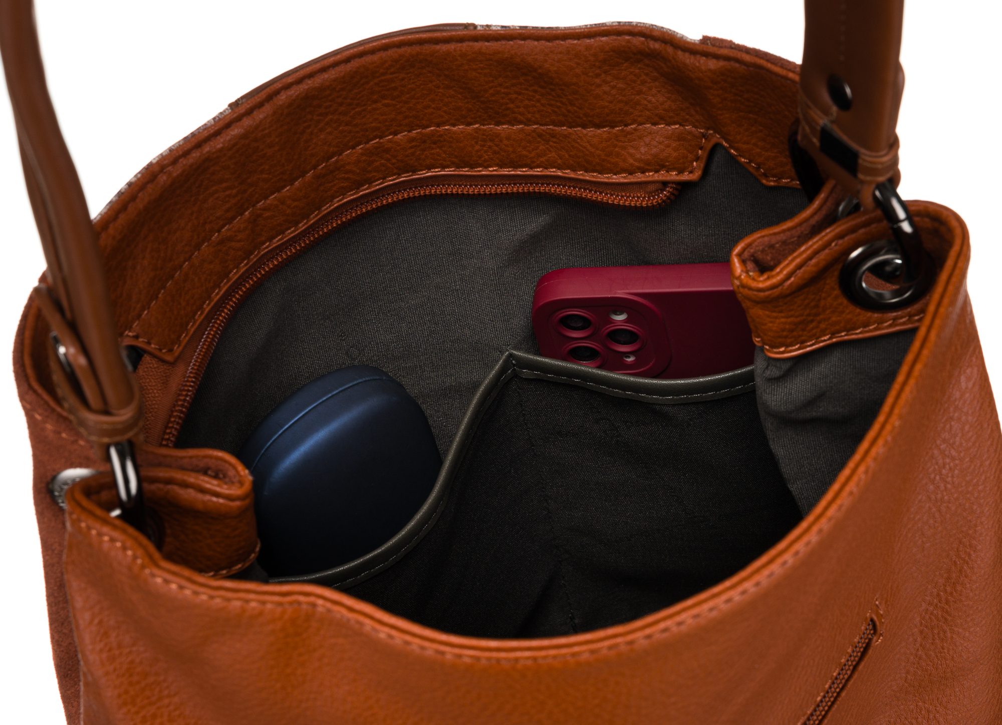 torebka damska 6885-4 cognac