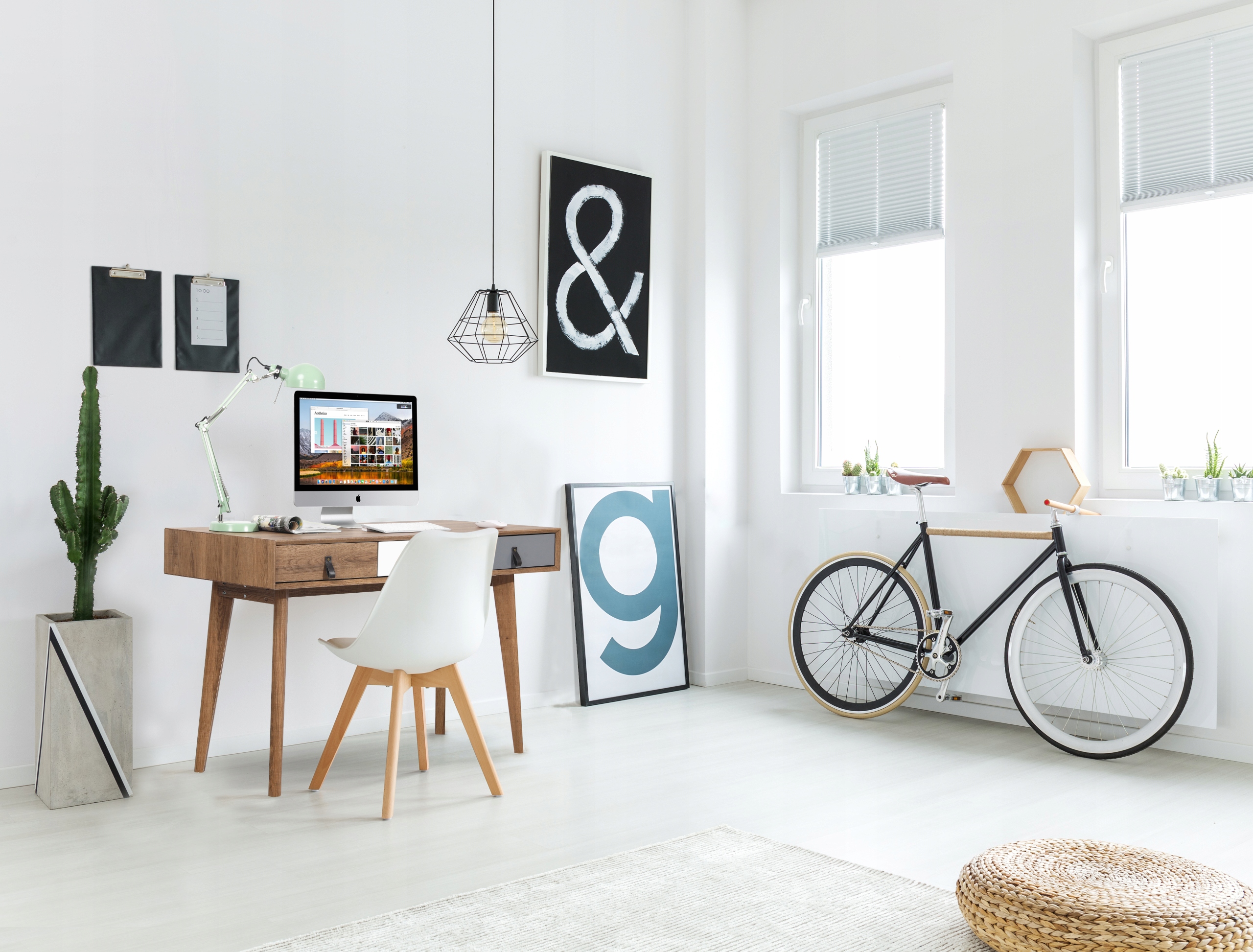 biurko eleganckie do gabinetu biura szuflady nowoczesne duże komputerowe