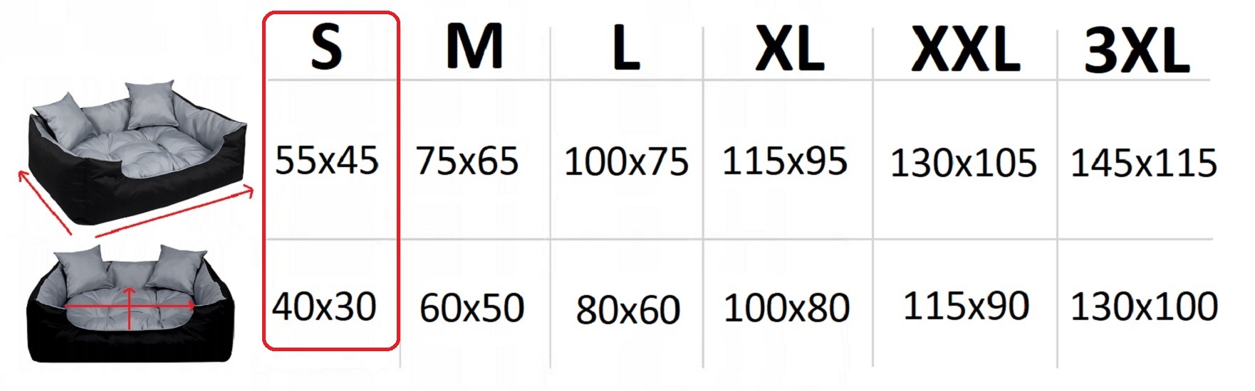 legowisko dla psa kojec ecco 55x45 cm wodoodporne beżowe