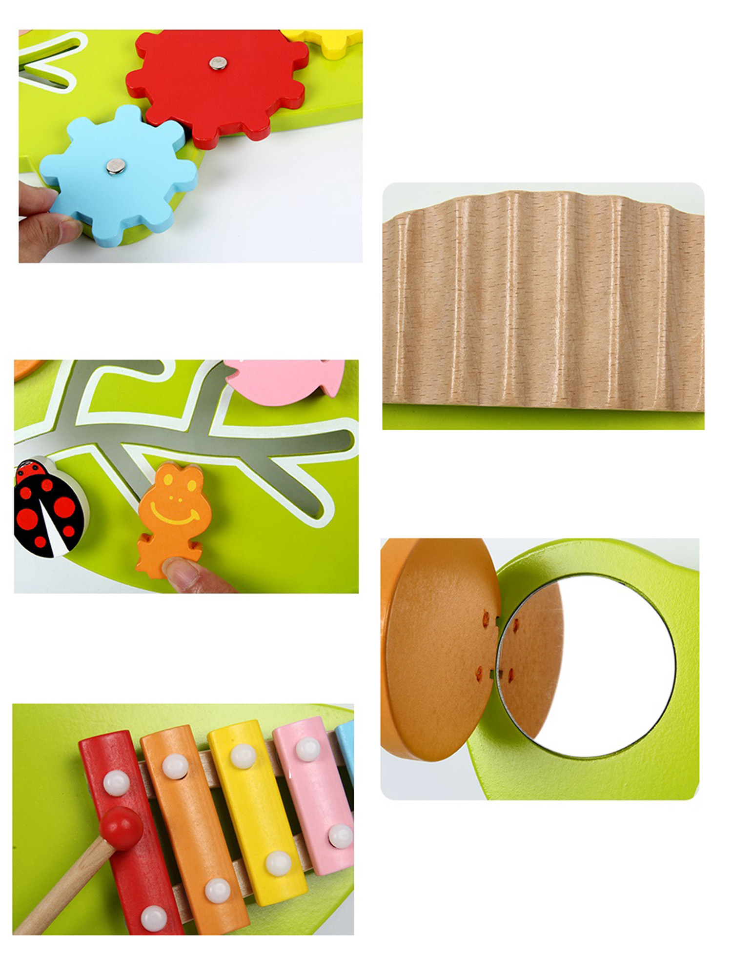 tablica sensoryczna manipulacyjna montessori krokodyl