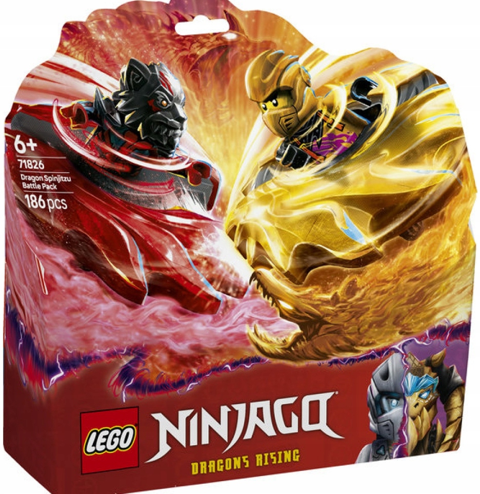 71826 - lego ninjago - smocze spinjitzu — zestaw bitewny