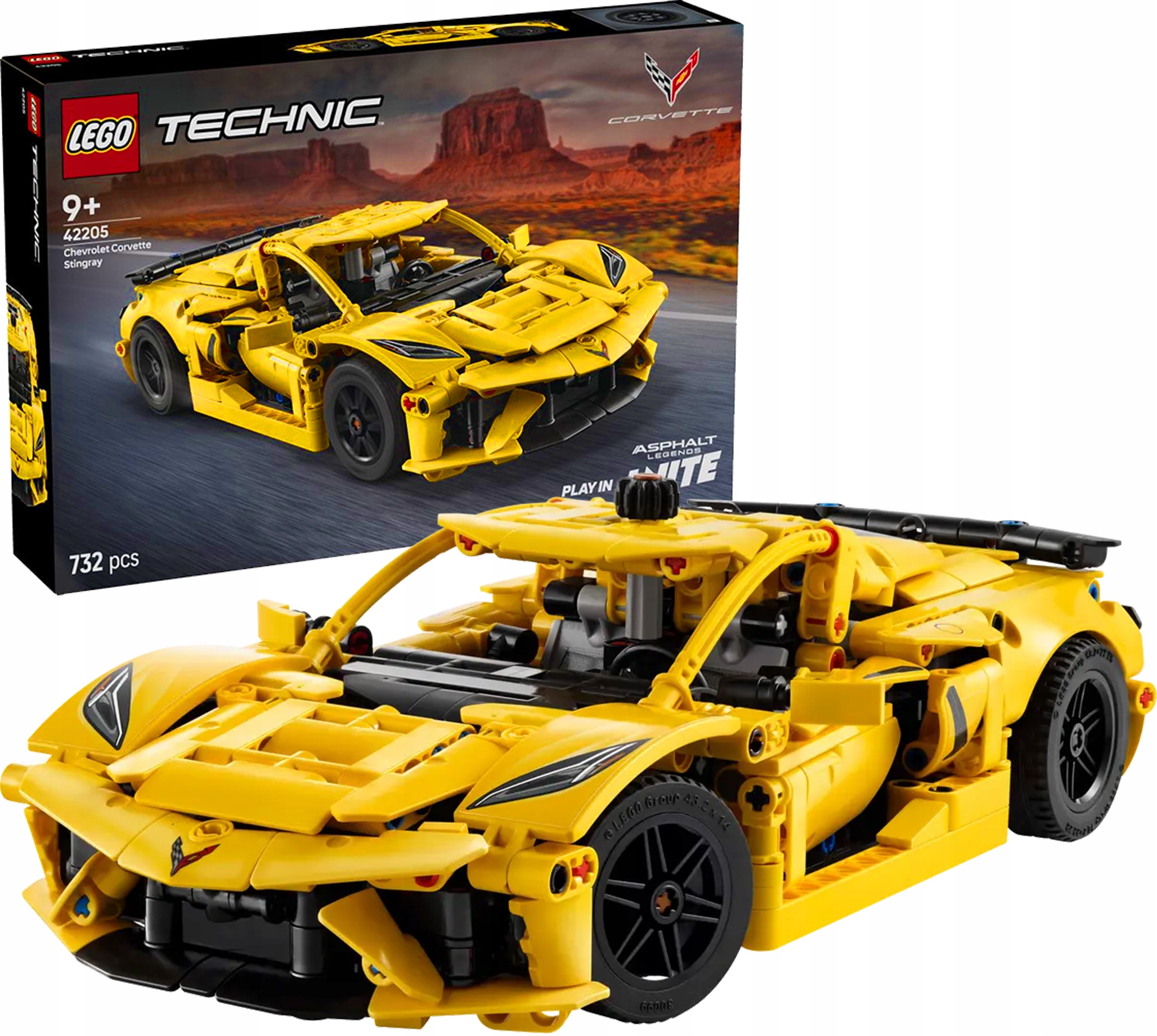 42205 - lego technic - chevrolet corvette stingray